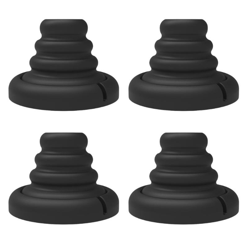 

4pcs Silicone Protective Buffers Furniture Protectors set for Renters & family To Prevent Damage From Collisions чорний