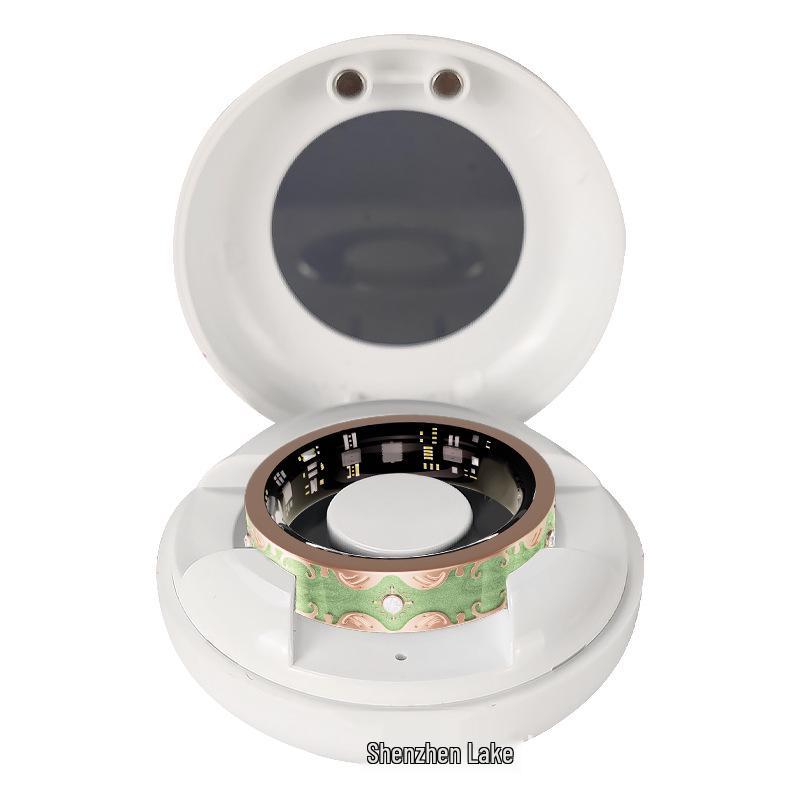 Wasserdichter Bluetooth Smart Ring: Herzfrequenz, Blutsauerstoff, Schlafüberwachung, Emaille-Farbe, Sport-Schrittzähler, Partner-Stil