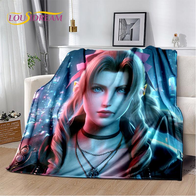 29 Style New Sephiroth Final Fantasy Games Cloud Tifa Aerith Blanket,Soft Throw Blanket for Home Bedroom Bed Sofa Cover Kids