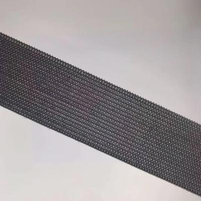 Elastico in vita bianco e nero: Bordo Gancio Ispessito, Trama Liscia e all'Uncinetto