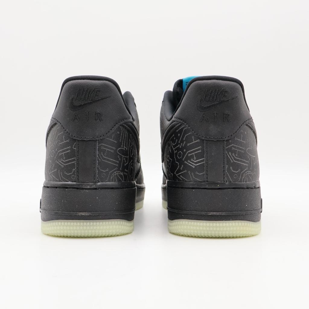 DH5354-001 Nike Air Force 1 Low Computer Chip Space Jam Black Light Blue (Men's)