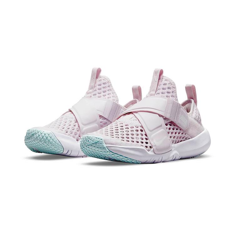 Nike Flex Advance BR Comfortable Slip Resistant Cushioning Breathable Low Top Kids' Running Shoes Light Pink Kids' DC9370-500