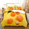 Fruit Duvet Cover Set Queen Size Quilt Covers Double Bed 220x240 3D Single Thin Bedding Set 2PCS 3PCS Pillowcase Full Twin King