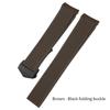 20mm 22mm High Quality Natural Rubber Watchband for TAG Heuer Aquaracer 300 WAY201A WBP5110 Diving Watch Strap Silicone Bracelet