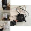 Sparkling Sequin Street Fashion Bucket Shoulder Bag Women's 2024 New Spring Crossbody Bag