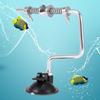 Fishing Cord Spooler, Cord Powder Fishing Cord Rocking Device Fishing Cord Wickler   with Suction Cup and Spring Load for Even Refugees