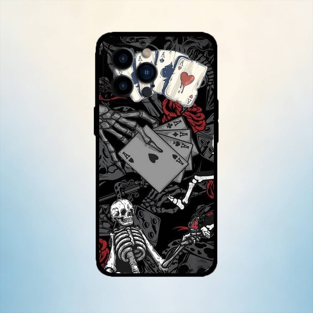

AAA P-Poker for Iphone Phone Case For iPhone 17,16,15,14,13,12,11 Plus,Pro Max,XS,Soft Silicone Black Cover iPhone13