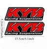 2PCS Motorcycle Stickers Motocross Front Forks Kyb Showa Wp for Shock Absorbers Cool Logo Vinyl Suspension Durable Vinyl Decals