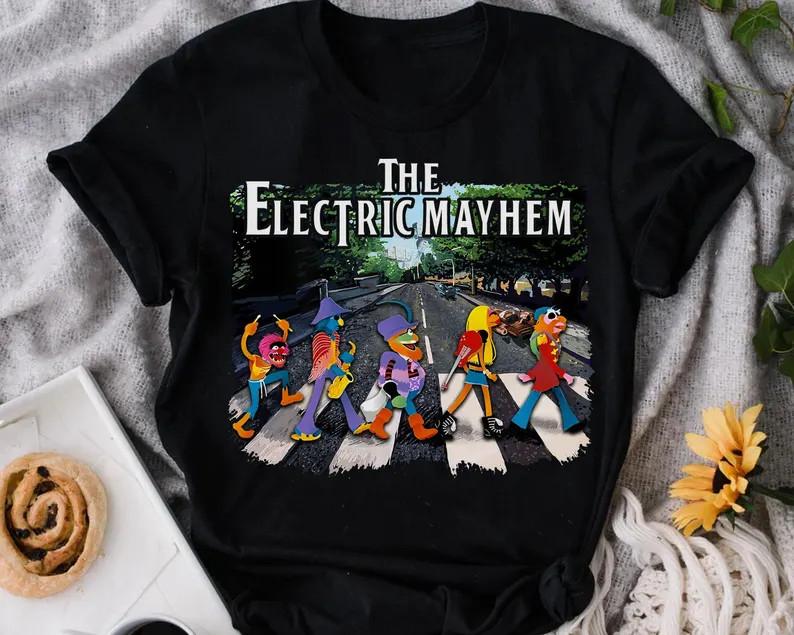 Muppets Dr Teeth and The Electric Mayhem Unisex Tshirt Unisex T-Shirt XL