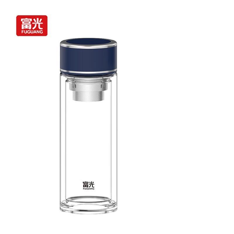 FUGUANG Double-Layer Glass Tea Cup