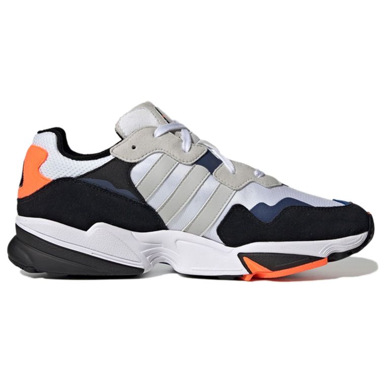 Adidas Originals Yung-96 Fabric Sports Trend Breathable Low-Top Lifestyle Shoes Unisex Sneakers White Gray EG2862