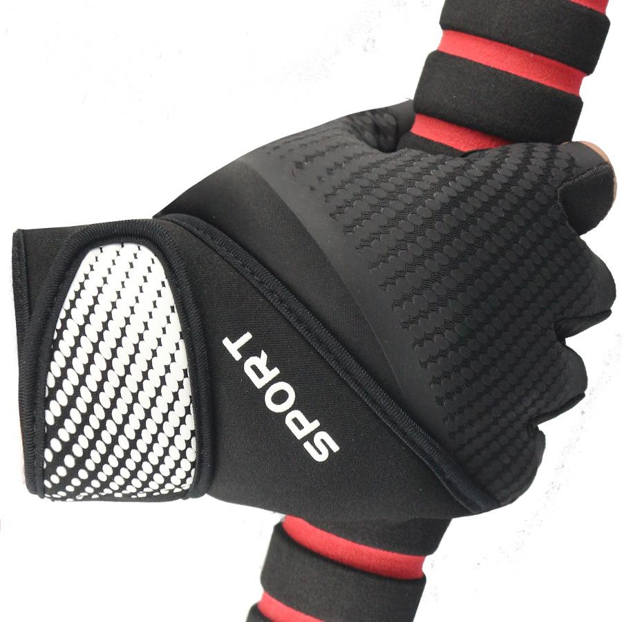 

Fitness gloves half finger summer thin XL чорний