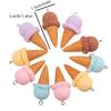 10 Random 3D Ice Cream Color Matching Cute DIY Earrings Pendant Jewelry Making Resin Material Floating Decorative Crafts