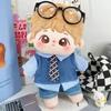 1 set School Uniform Cotton Doll's Clothes Denim Shorts Plush Doll Clothes  Children's Gift