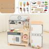 Wooden Pretend Play Kitchen Set: Fruit Cutting Toys for Kids' Birthday Gift
