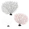 Lifelike Coral Decorative Reusable Practical Artificial Peacock Coral Tree for Fishes