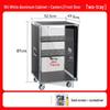 16U White Aluminum Amplifier Rack Cabinet