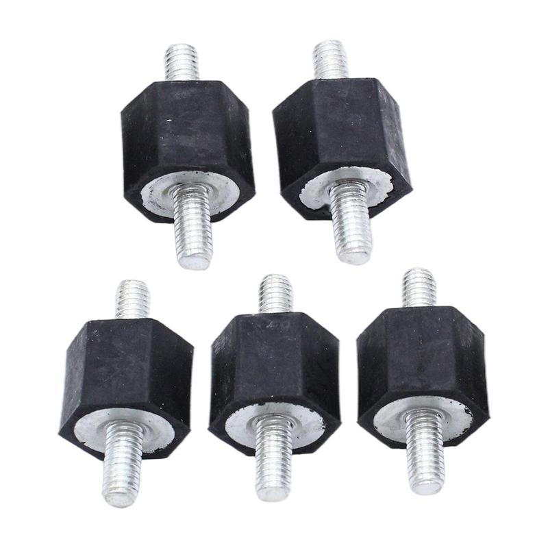 Rubber Mounts with Thread M6 Anti Vibration Control Fuel Pump Engine Cover Absorber for Car Truck Passat Golf