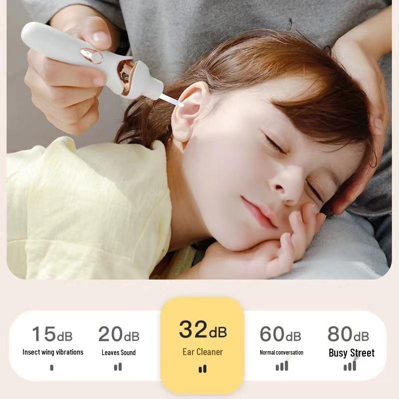 Luminous Electric Earwax Removal Set for Adults and Children