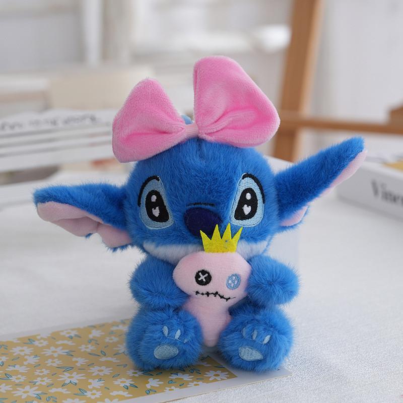 Doll Cute Hug Bow Headpiece Decor Plush Toy Pendant For Gift Children