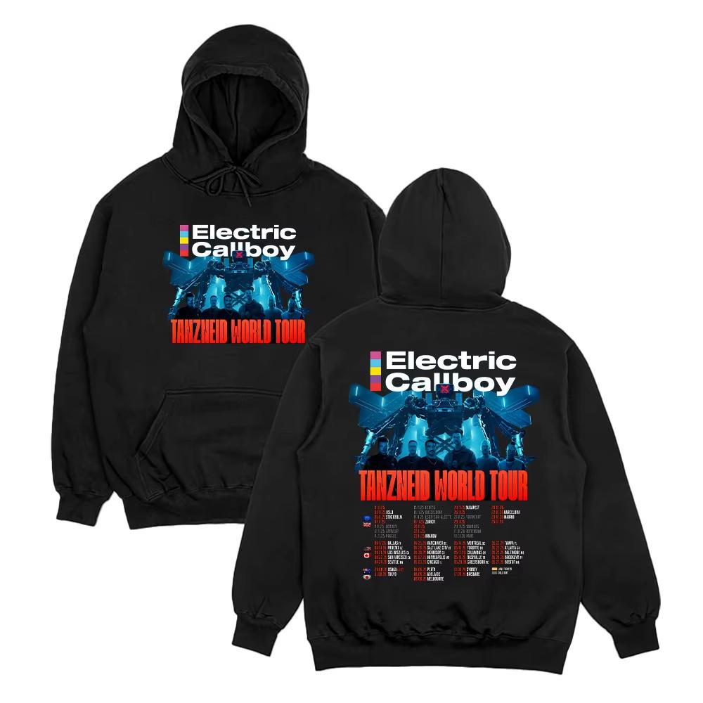 Rock Band Electric Callboy Still Waiting Hoodie Grafikdruck Grunge Damen Herren Gothic Sweatshirt Streetwear Mode Langarm