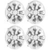 4PCS Golf Cart Wheel Hub Cap Aerodynamic High Hardness 8in Universal Replacement For Club Car