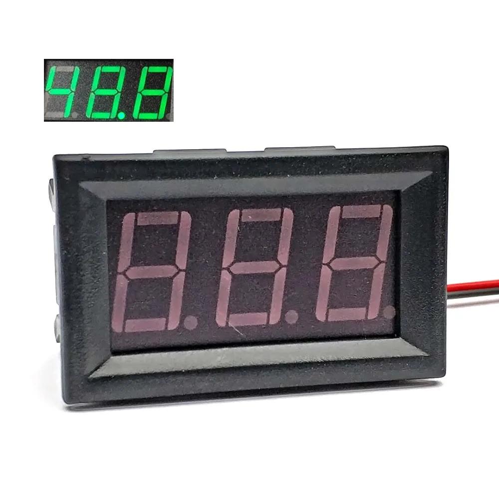 0.56 Digital Voltmeter DC5-120V/DC 5V To 120V Digital Voltmeter Voltage Panel Meter for 12V 24V 96V Electromobile Motorcycle