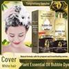 Caisike Natural Black Bubble Hair Dye - Plant-Based Conditioning Hair Color Cream