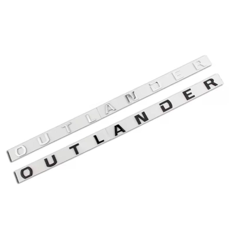 

Car ABS Letters Logo Decals Sticker For Mitsubishi OUTLANDER Car Front Head Hood Alphabet Emblem Badge Styling Stickers серебряный