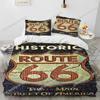 Historic Route 66,Mother Road 3D NEW Duvet Cover Pillowcase Bedding Set Adult Boy Girl Bedroom Decoration Single Double Large