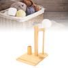 Crochet Yarn Holder   Wood Rotating Yarn   Holder   with Phone Stand for Home