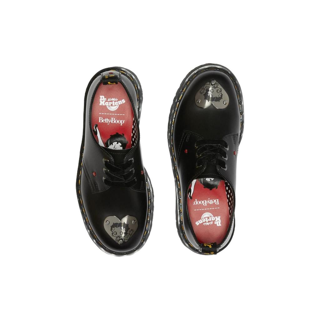 Dr. Martens Betty X  Leather Outdoor Casual Boots Women Boots Black 27933001