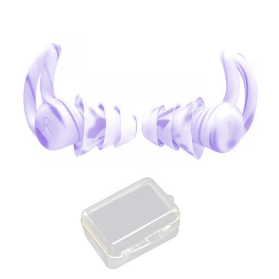 1 Paire Bouchons d'Oreilles en Silicone Réduction du Bruit Lavables Imperméables Doux Réutilisables Protection Auditive Concerts Travail Étude Sommeil Bouchons d'Oreilles Silencieux