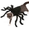 Spider Pet Costume Adorable Halloween Outfit for Small Dogs Cats Polyester Black Size S M Quick Fastening Tape Party Photograph Daily Wear