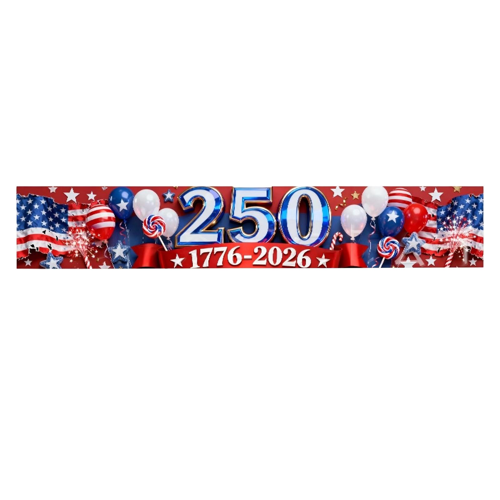 

Independence Day Celebration Party Decorations Door Couplets, Suitable For Family Gatherings And Party. One Size