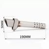 Motorcycle Parts Exhaust Large Hex Muffler Compatible with ATV Dirt Bike Universal Back Pressure Core Noise Reduction Plug