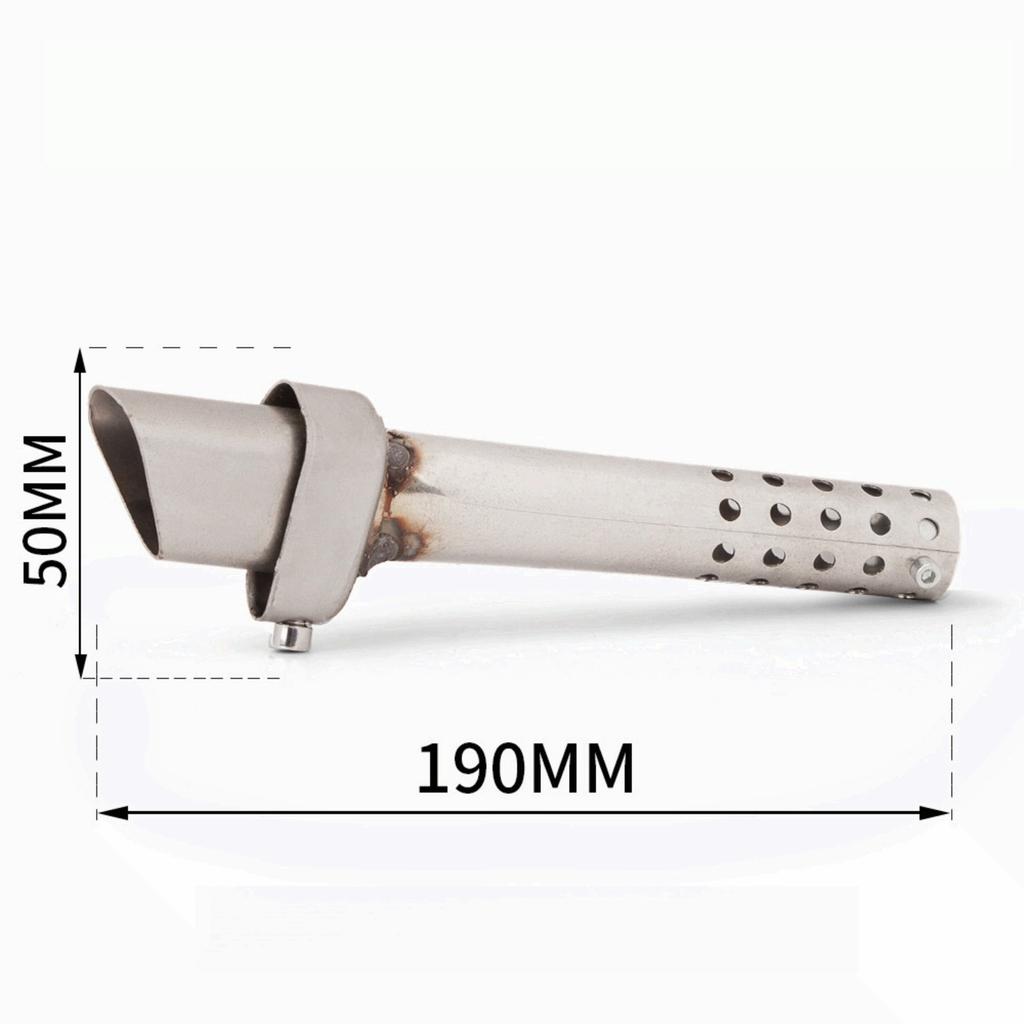 Motorcycle Parts Exhaust Large Hex Muffler Compatible with ATV Dirt Bike Universal Back Pressure Core Noise Reduction Plug