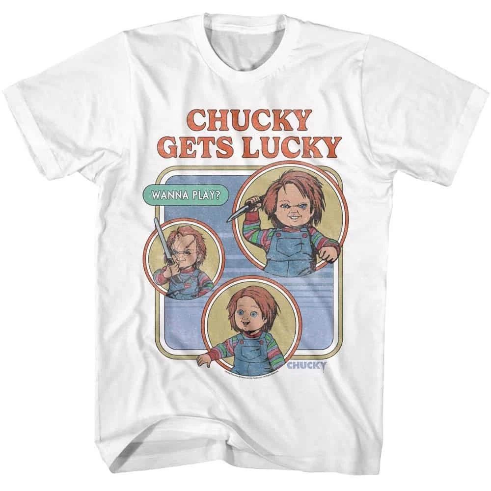 Chucky Gets Lucky Men s T Shirt S
