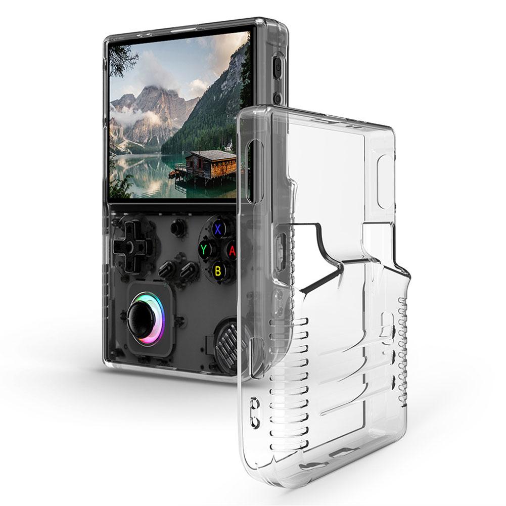 Protective Case For ANBERNIC RG 40XX VTPU Handheld Game Console Accessories Transparent Fall Waterproof Protective Shell Cover