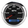 GPS Zeiger Tacho 120 MPH IP67 Wasserdicht Edelstahl Universal für Auto LKW Boot