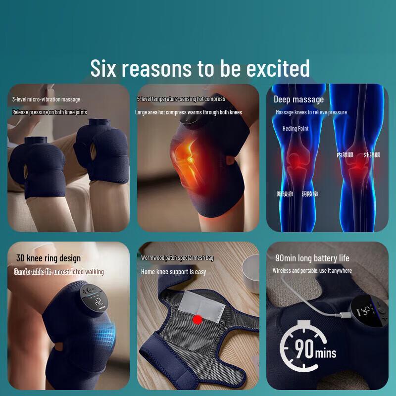 Philips PPM3104L Heated Knee and Leg Massager CN Plug (adapter Included)