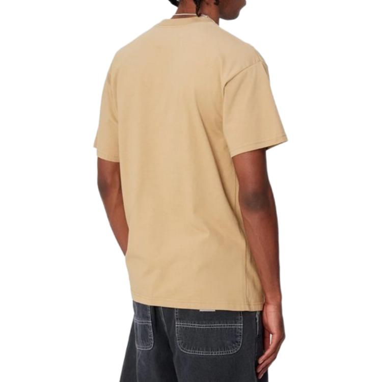 Carhartt WIP Spree Halftone T-Shirt Men T-Shirts Brown I032874-0IA-XX