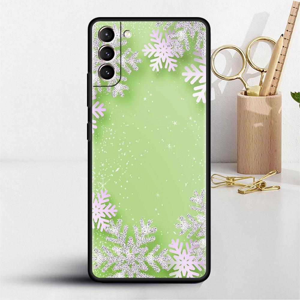

Мягкий чехол для Samsung Galaxy S20 FE S21 S22 S10 S9 Plus S8 Note 20 Ultra 10 Lite Чехол-накладка Рождественская снежинка снег Samsung Note 9