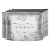 Aluminum Foil Zipper Food Storage Bag, Food-Grade Freezer and Fridge Safe, Prevents Flavor Transfer