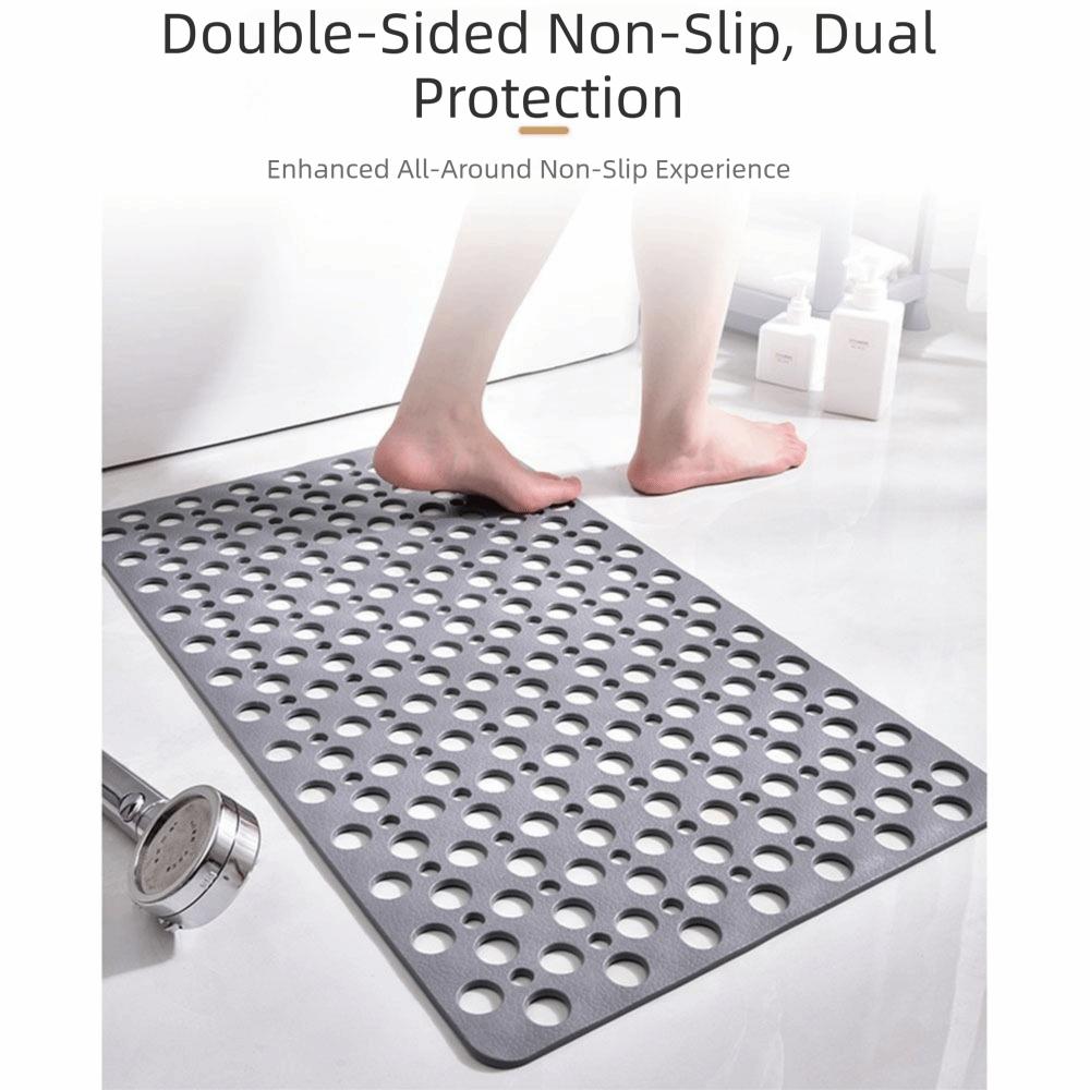 Quick Drain Suction Cup Bath Mat Eco Friendly Bath Rug Foot Mat Shower Mat Shower Room