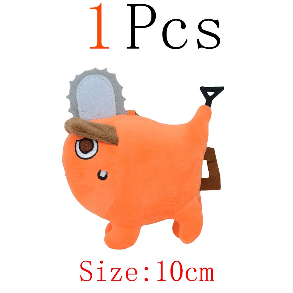 10-25CM Pochita Plüsch Kettensäge Kettensägenmensch Plüschtier Niedlich Stofftier Cartoon Anime Weiches Spielzeug Kissen Für Geburtstags-Weihnachtsgeschenke
