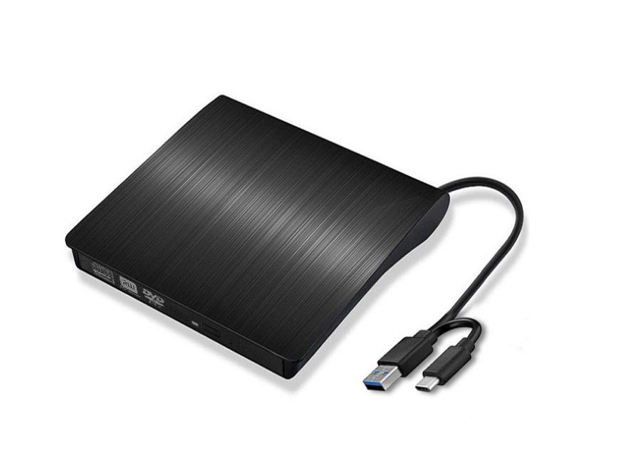 

Внешний оптический привод USB-C с матовым покрытием чёрный