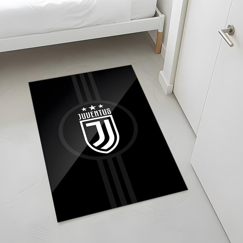 Juventus FC (14) Rug Suitable For Living Rooms Bedrooms Computer Rooms Dining Areas And Placement Under Tables And Chairs Also An Ideal Choice For Off
