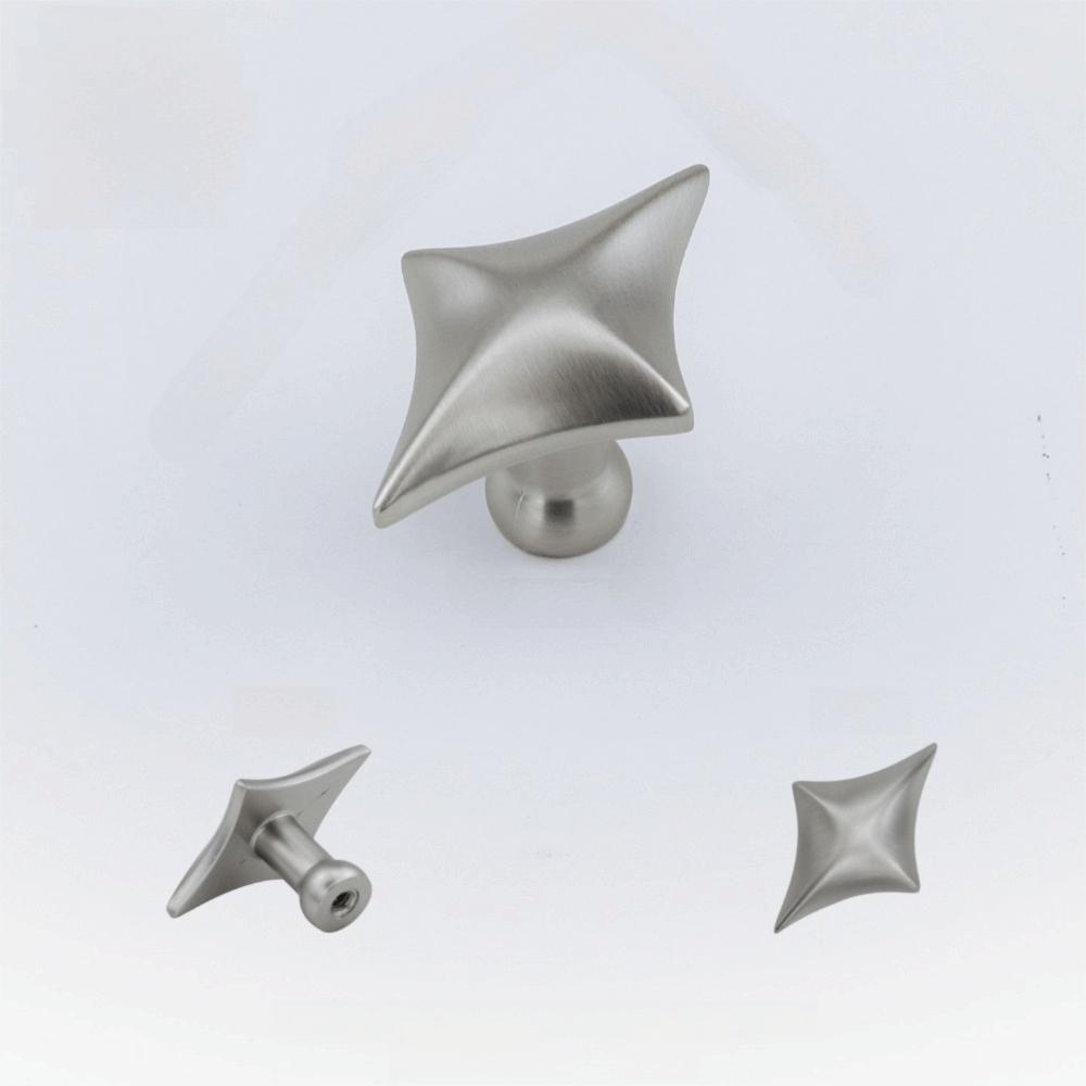 Zinc Zinc Zinc Alloy Cabinet Knobs Four Point Star Furniture Handles  Storage Drawers