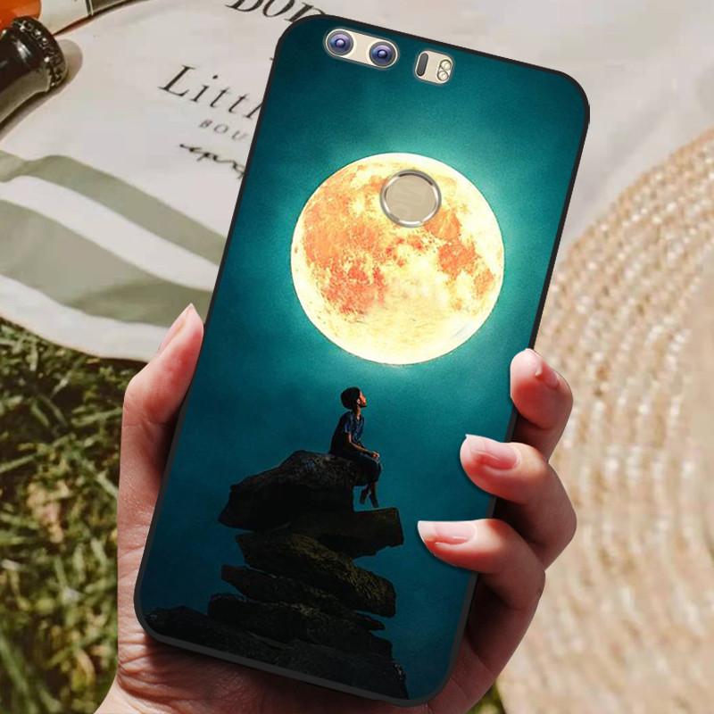 Pro Huawei Honor 8 5,2palcový kryt Silikonový zadní kryt Pouzdro na telefon pro Huawei Honor 8 Kryty Měkký nárazník coque Honor8 FRD-L19 Pouzdra